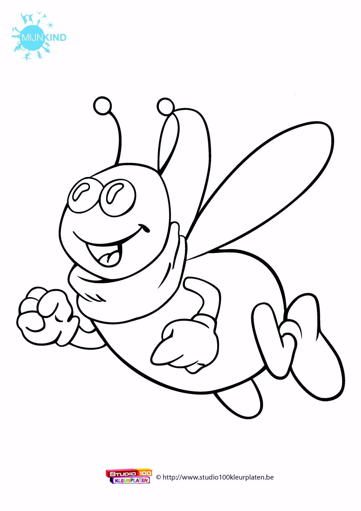 Пчела раскраска