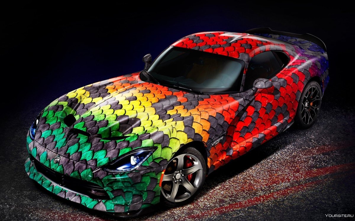 Цветные автомобили