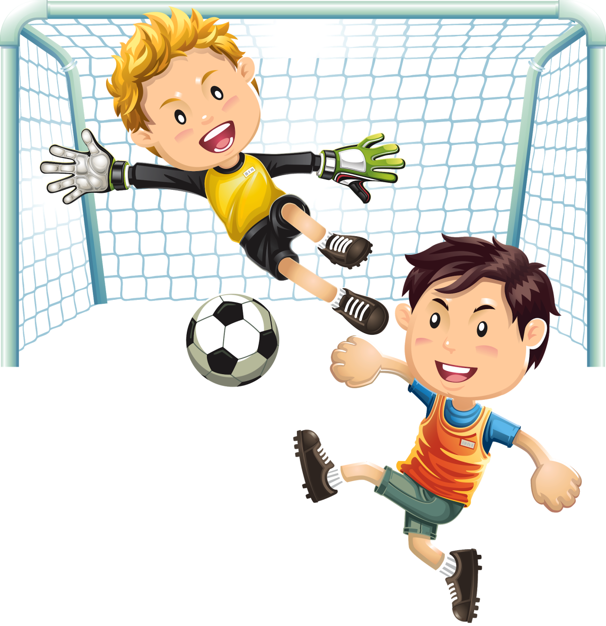 Футболист мультяшный