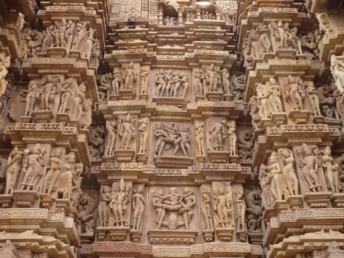 Храм любви в Индии Каджурахо