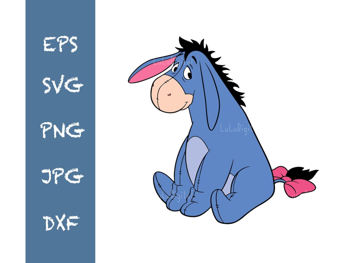 Ослик ИА без фона