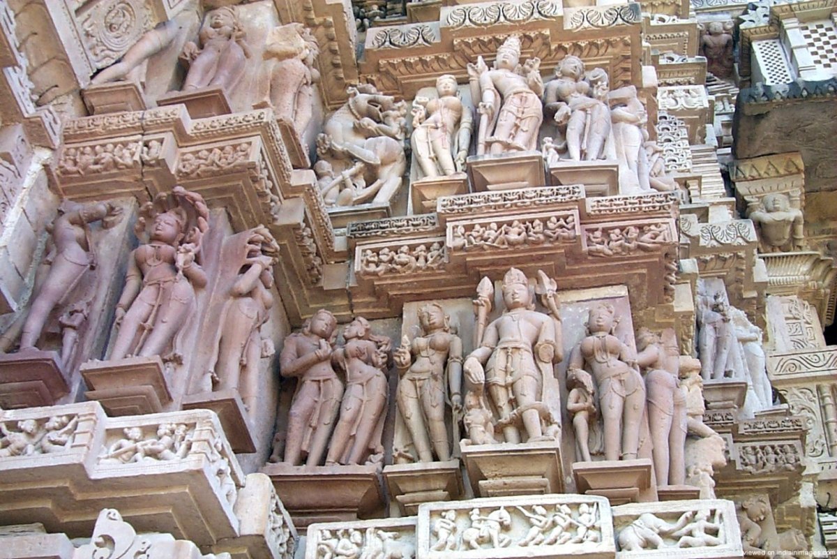 Фрески храма Каджурахо