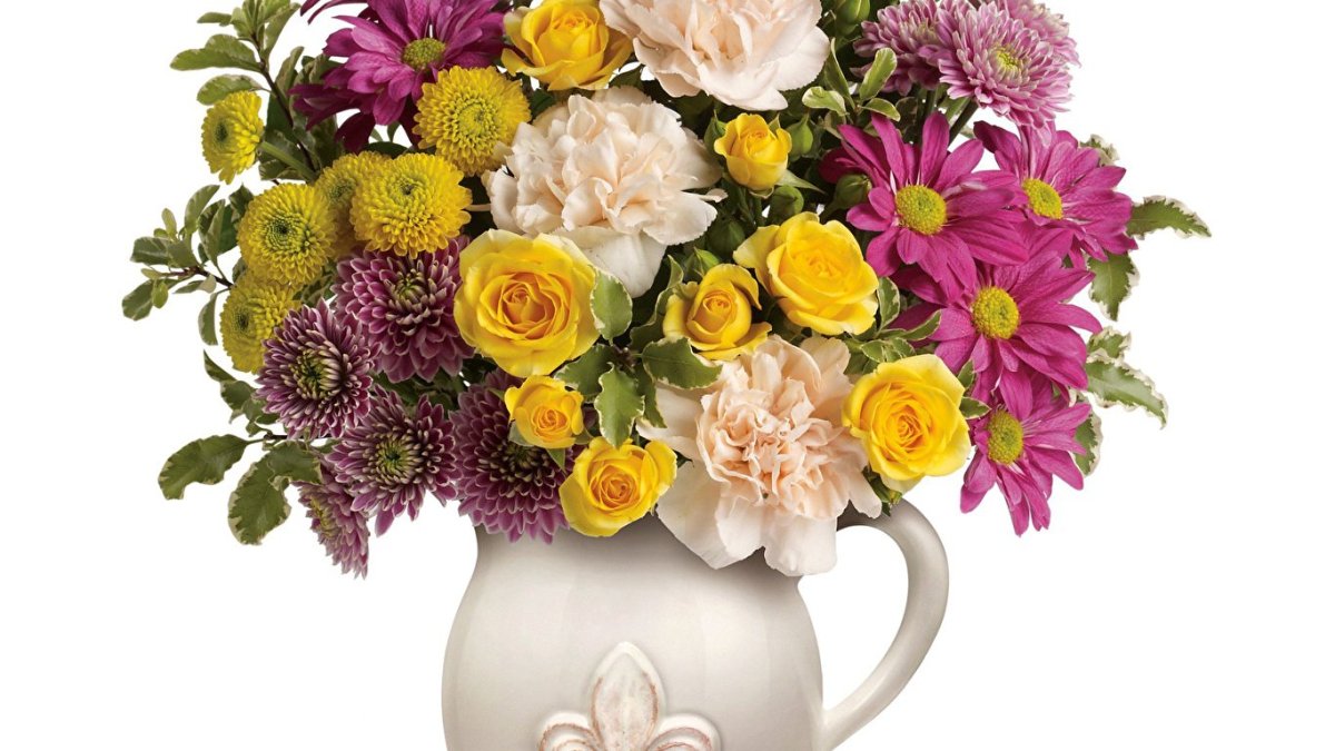 Цветы в вазе