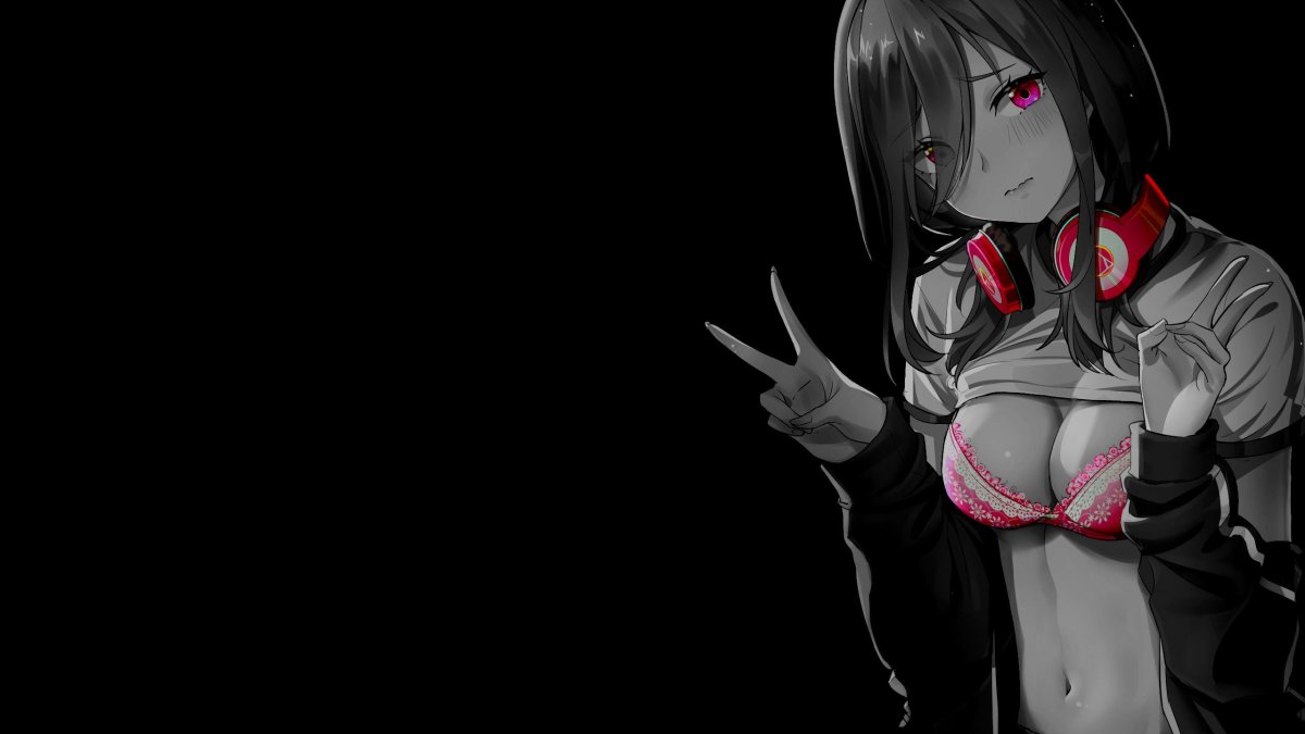 Аниме черное