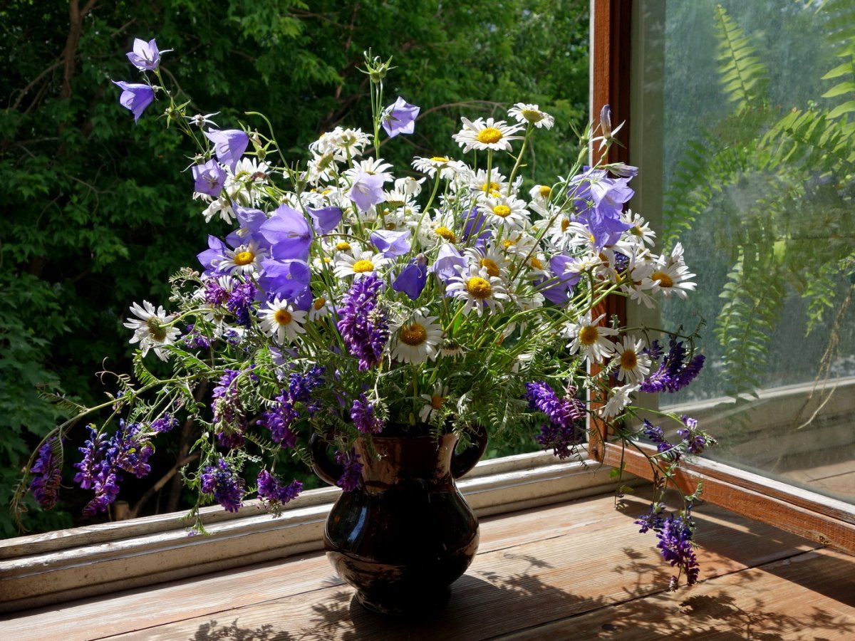 Букет с колокольчиками