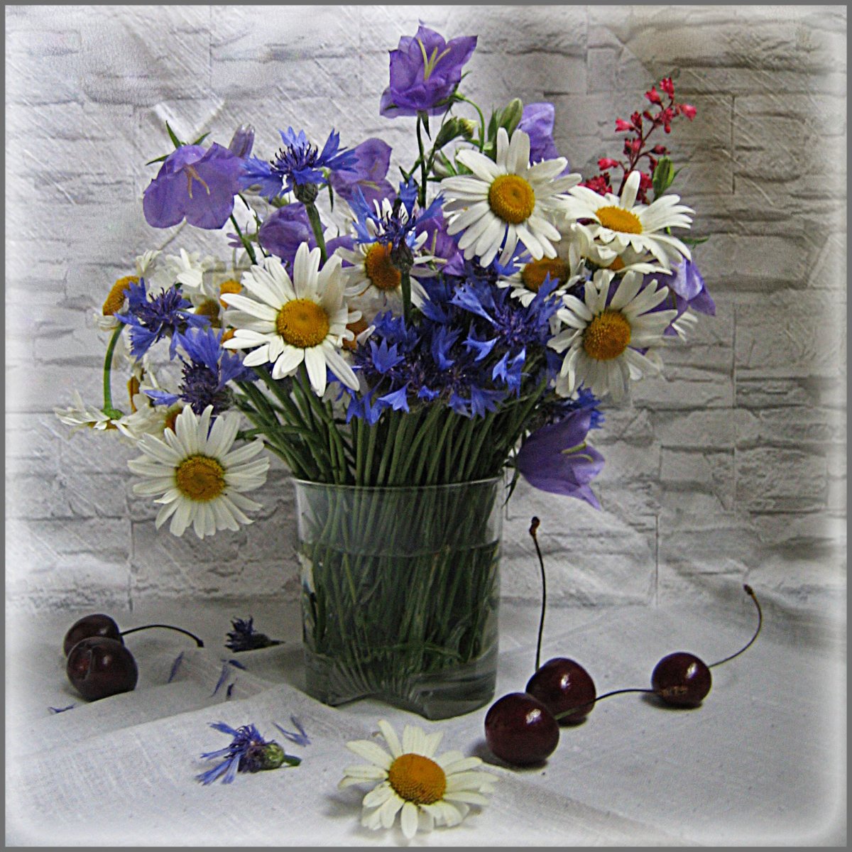 Ромашки и колокольчики