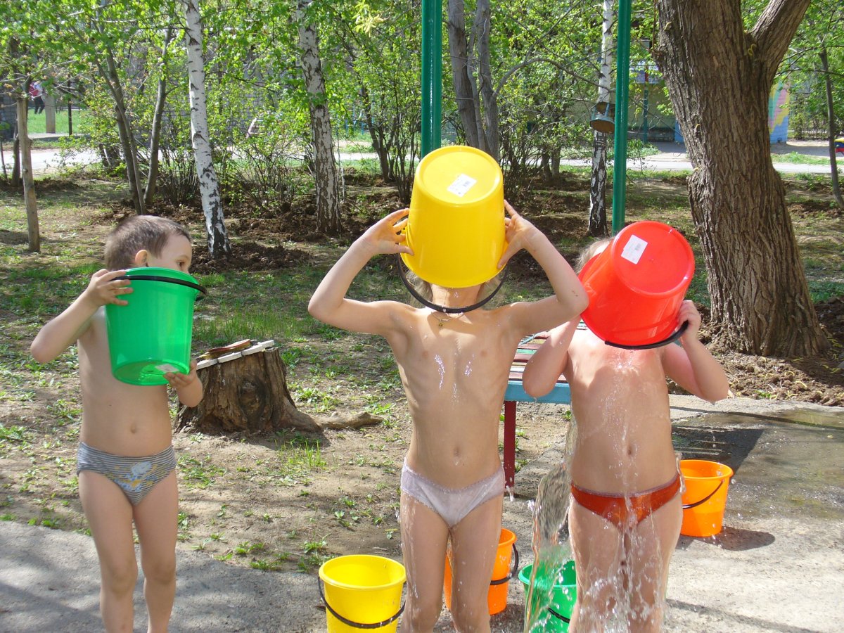 Воздушные ванны для детей дошкольного возраста