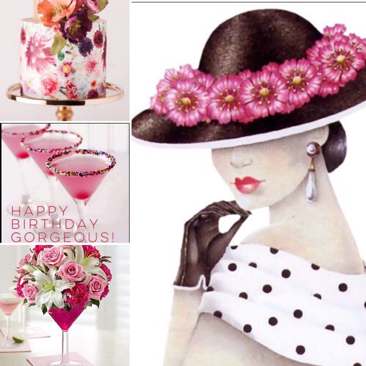 Открытка шляпка