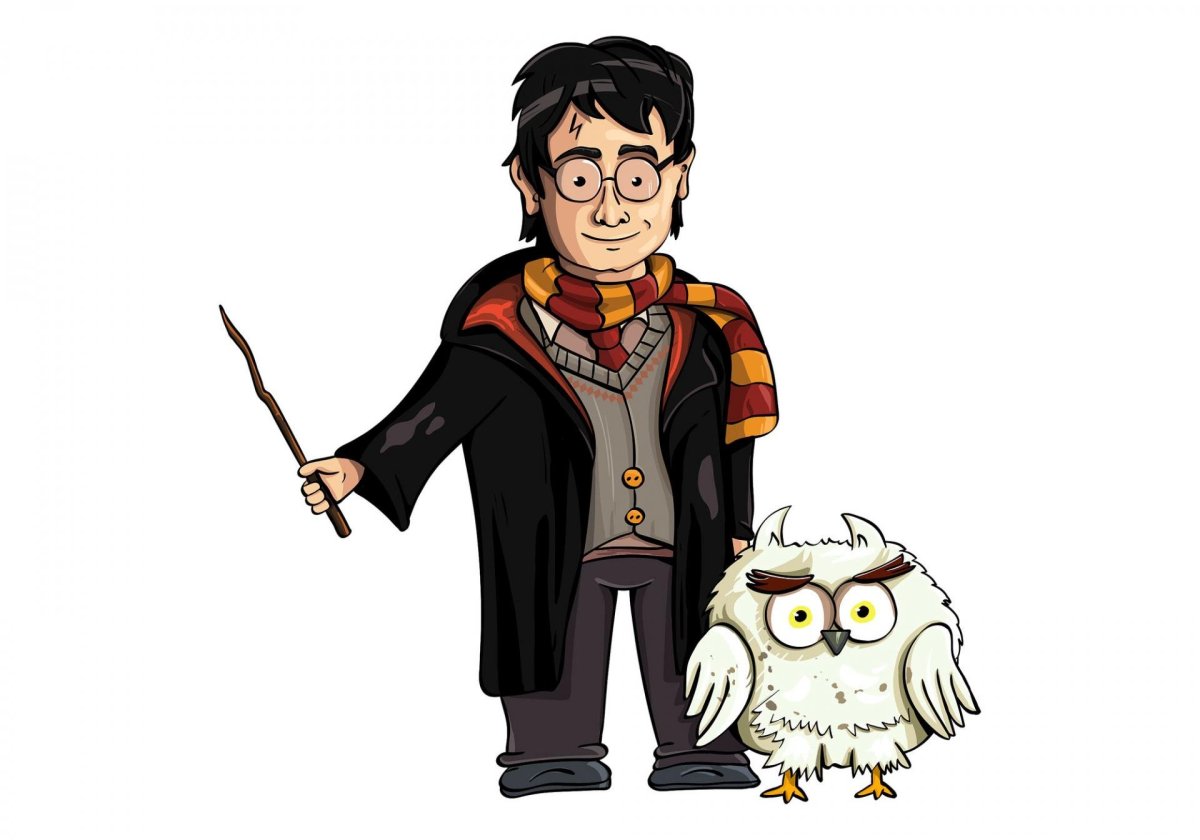 Гарри Поттер мультяшный герой