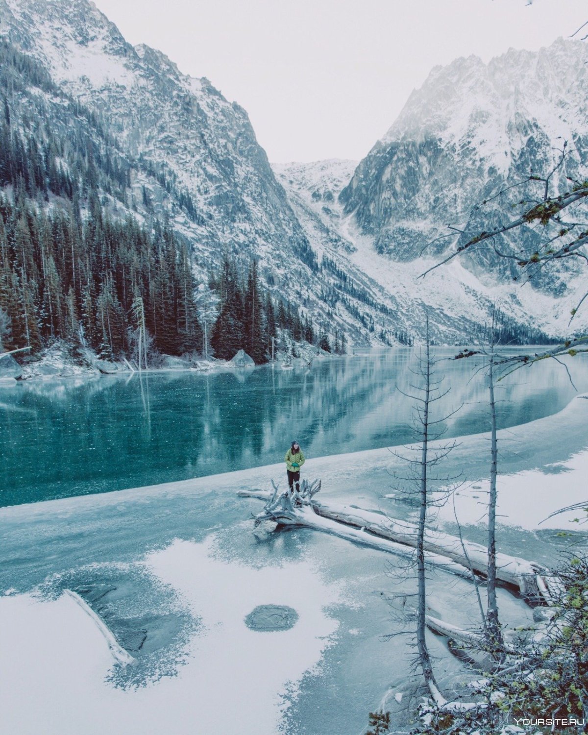 Девушка зима Эстетика