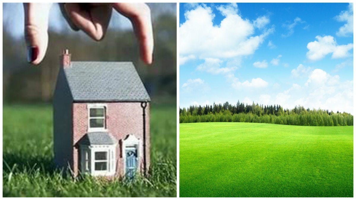 Домик на ладони