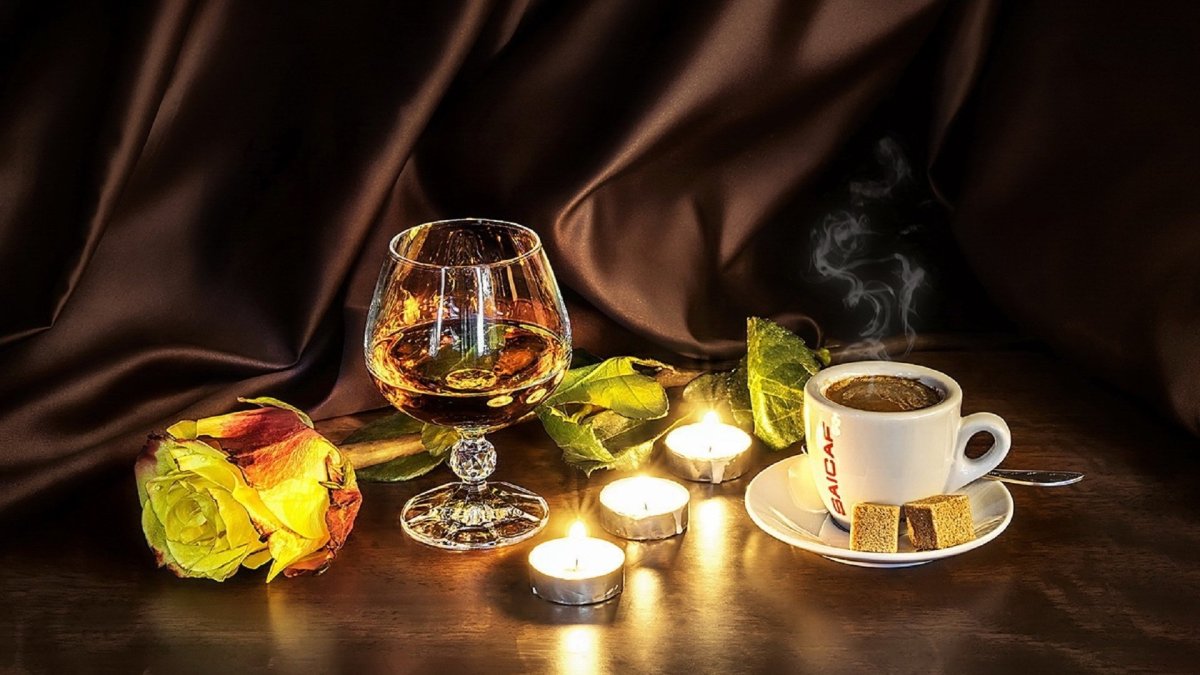 Кофе с коньяком