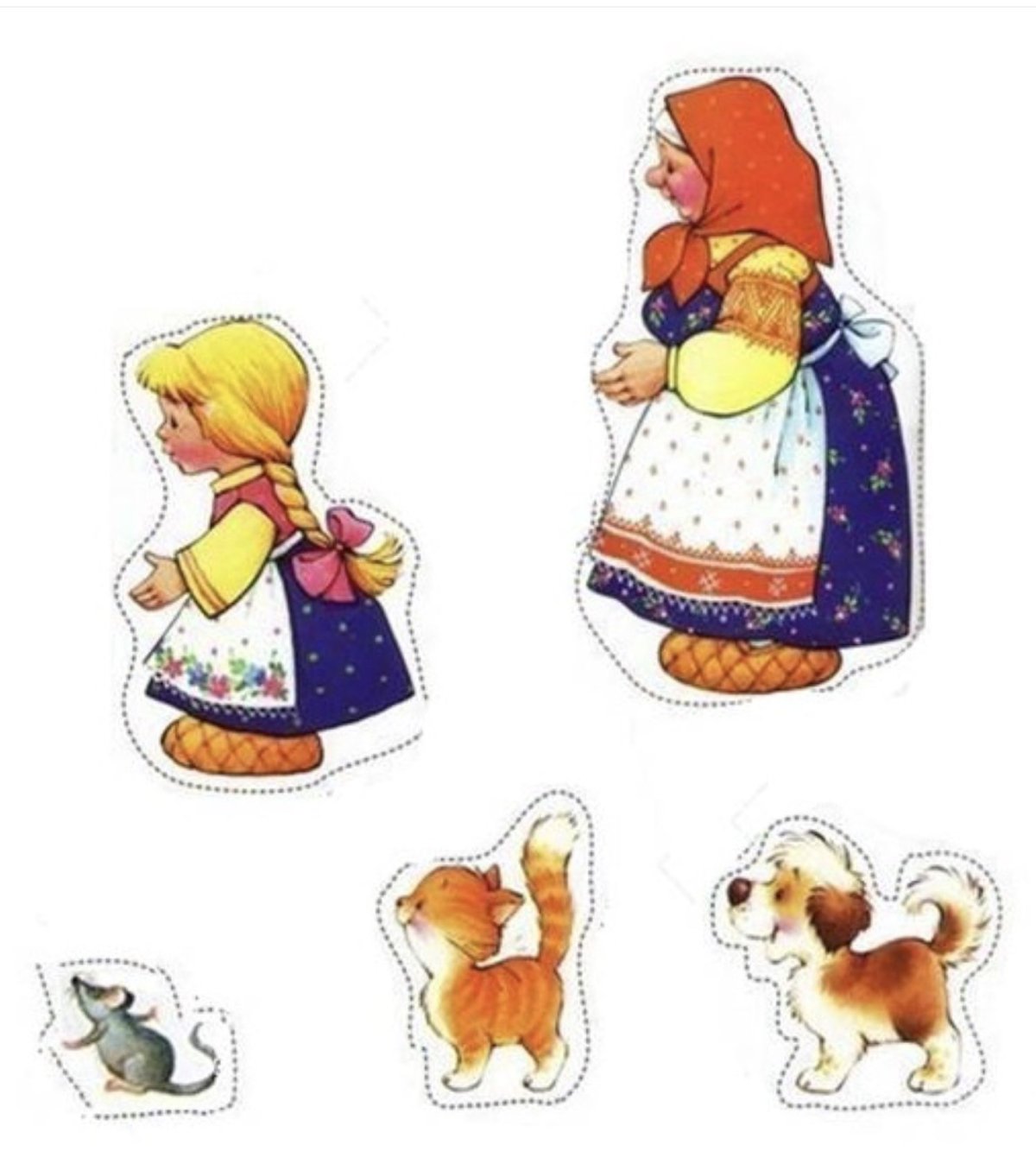 Настольный театр гуси лебеди