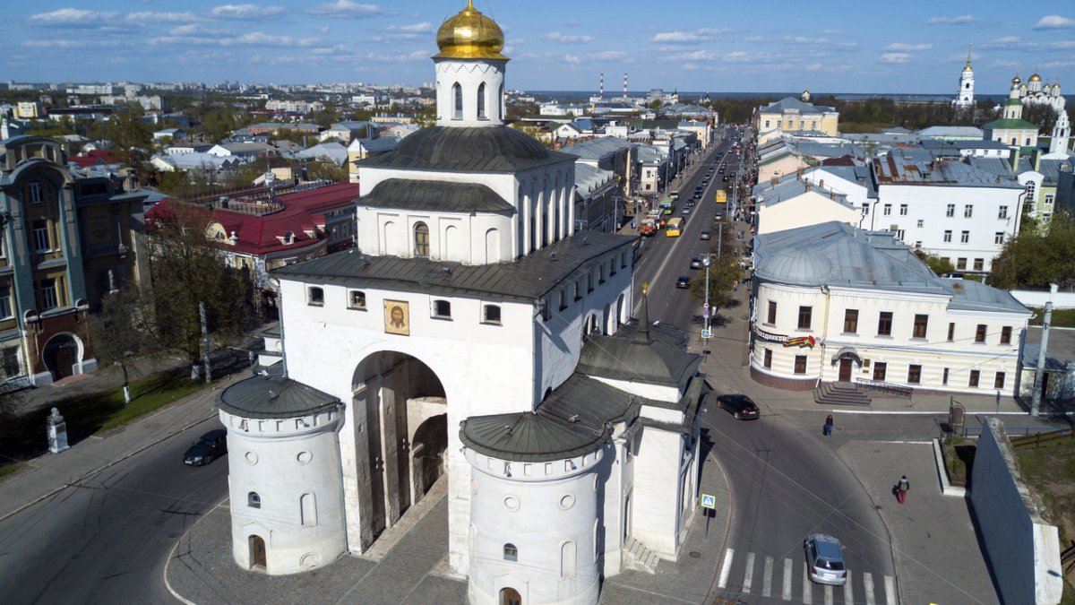 Соборная площадь Владимира Успенский собор