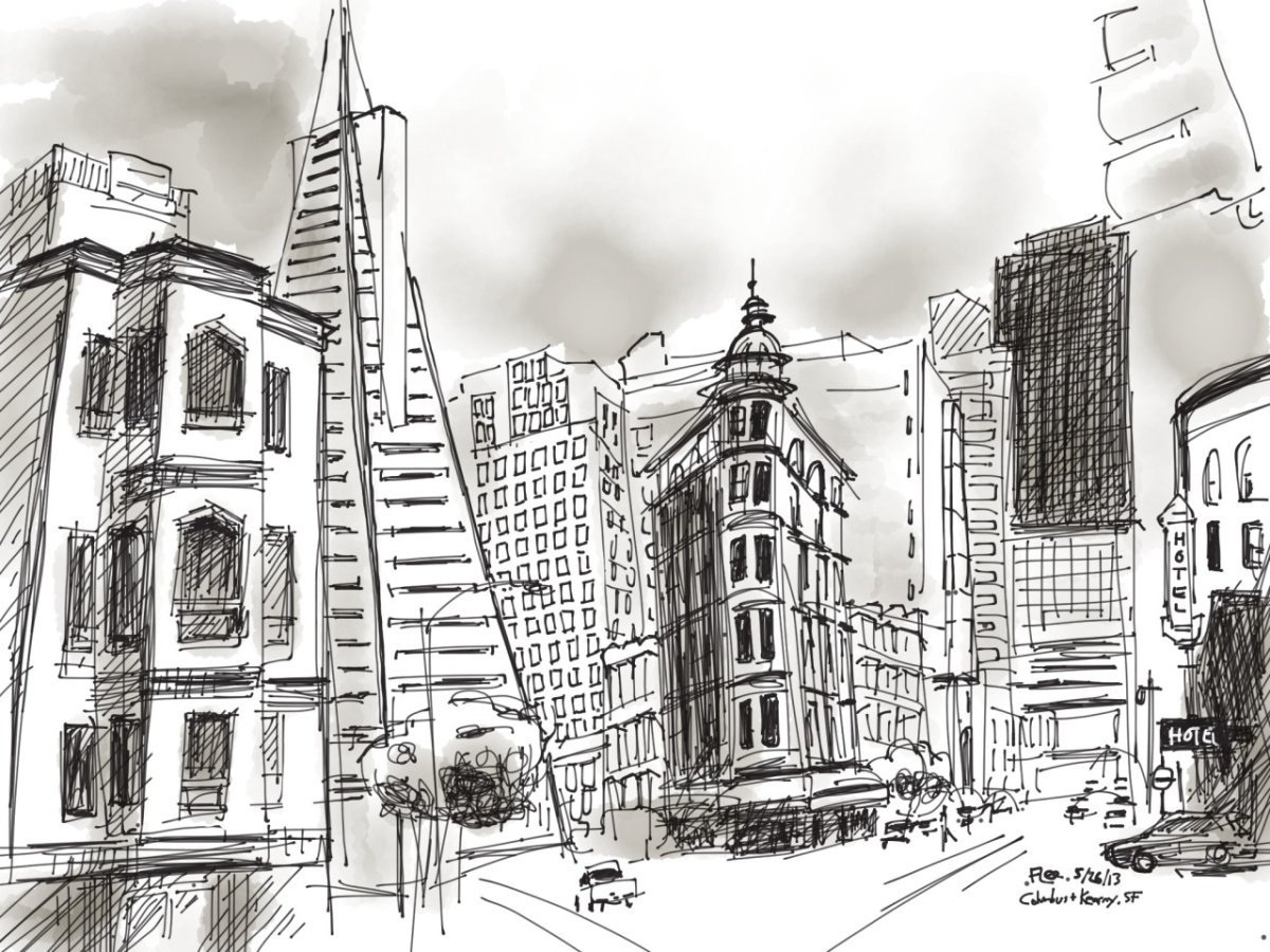 Эстамп линогравюра