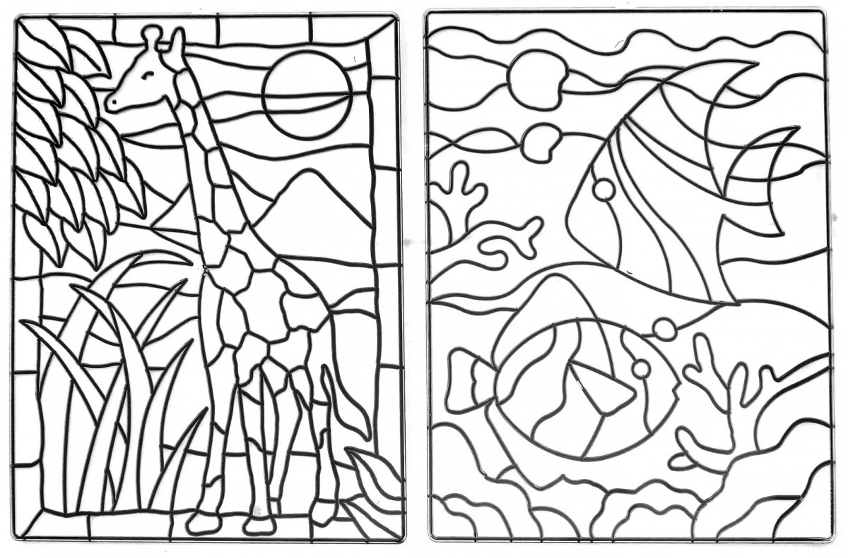 Витражи - макси 2 шт. 23868