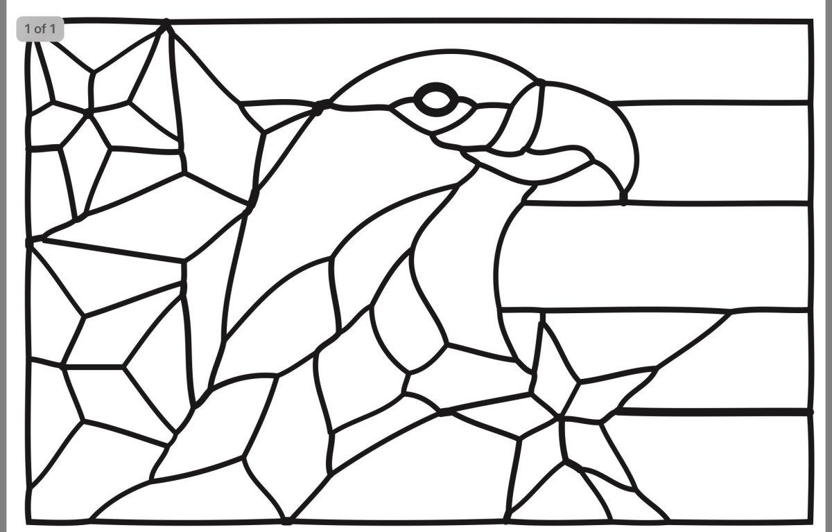 Раскраска мозаика для детей