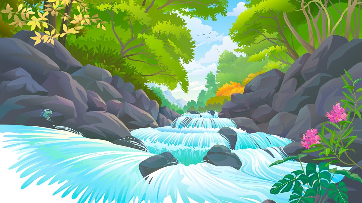 Сказочная речка