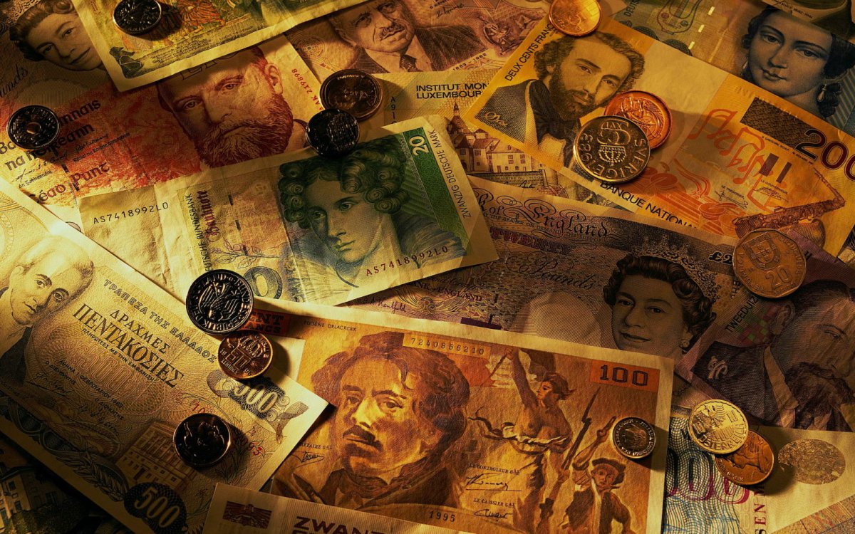 Картины с изображением денег