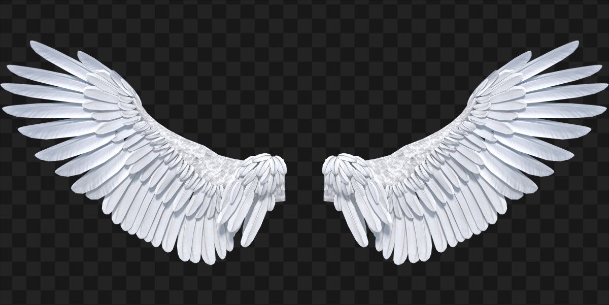 Ангел с крыльями
