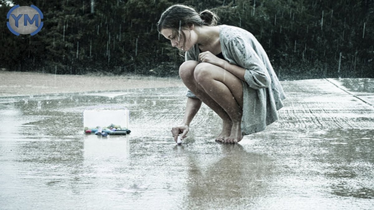 Девушка дождь