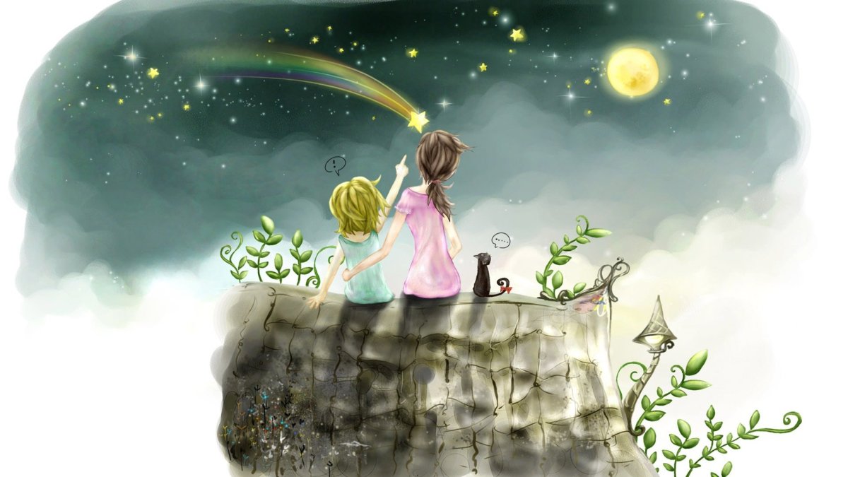 Девочка и сказочный мир