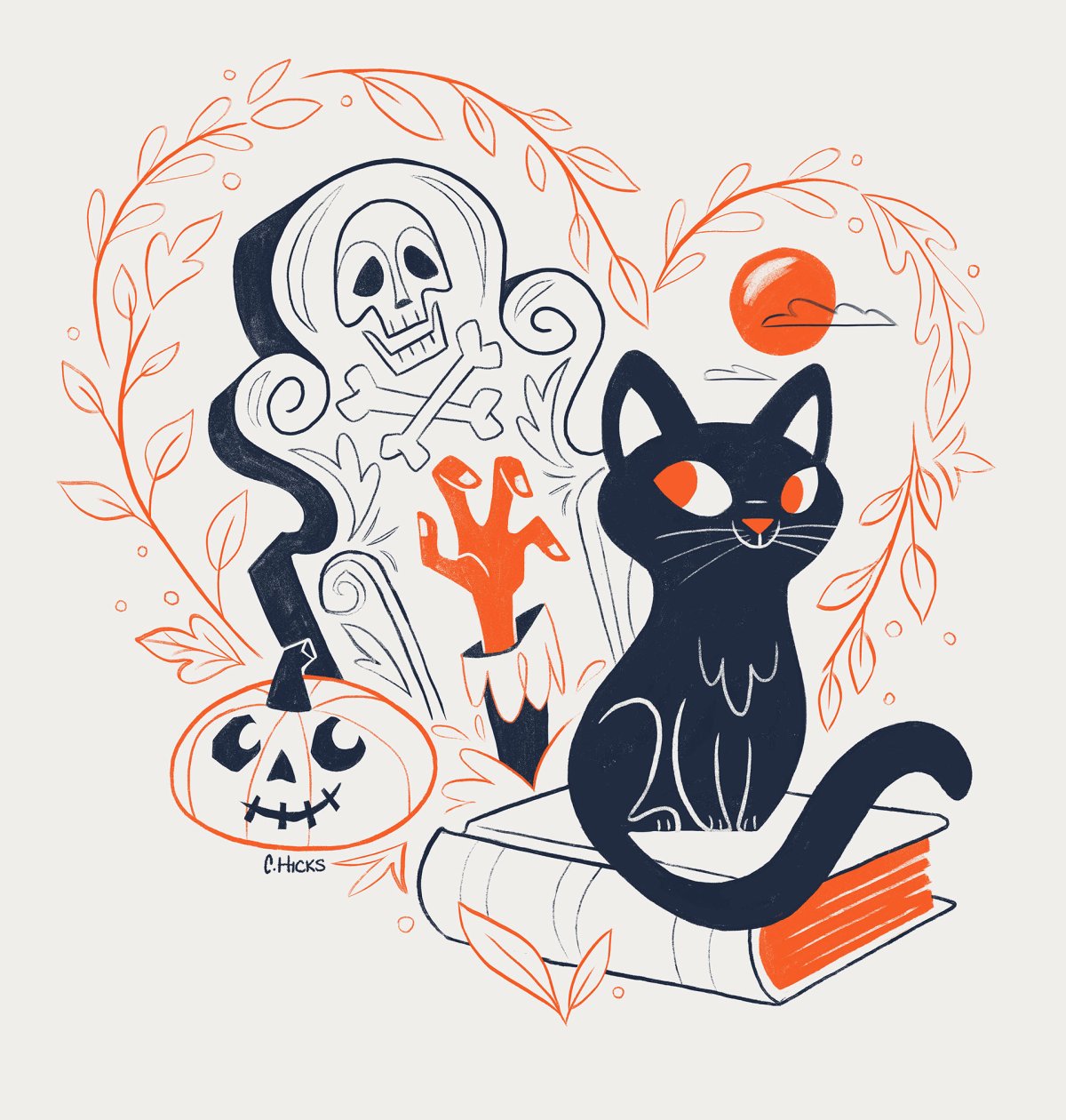 Идеи для рисунков на Хэллоуин