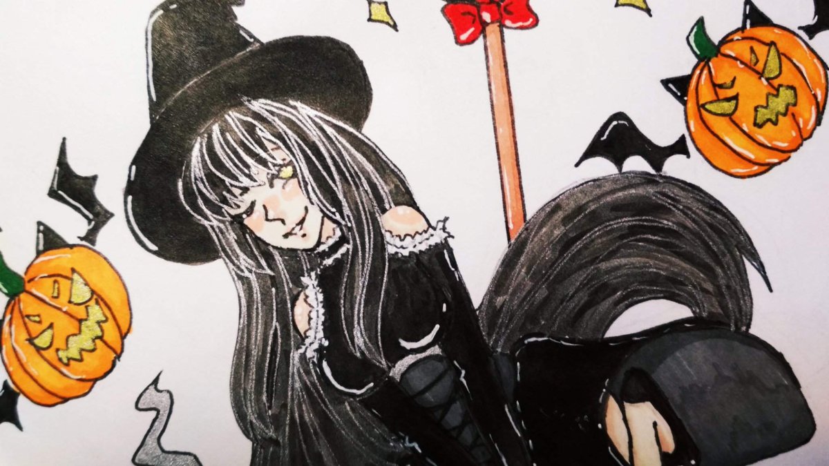 Арты на Хэллоуин карандашом
