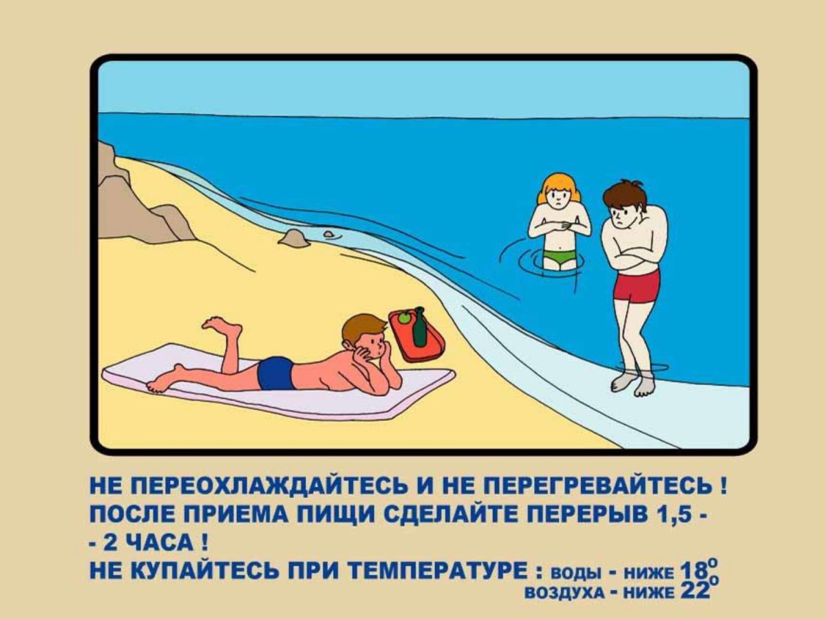 Правила безопасности на воде для детей