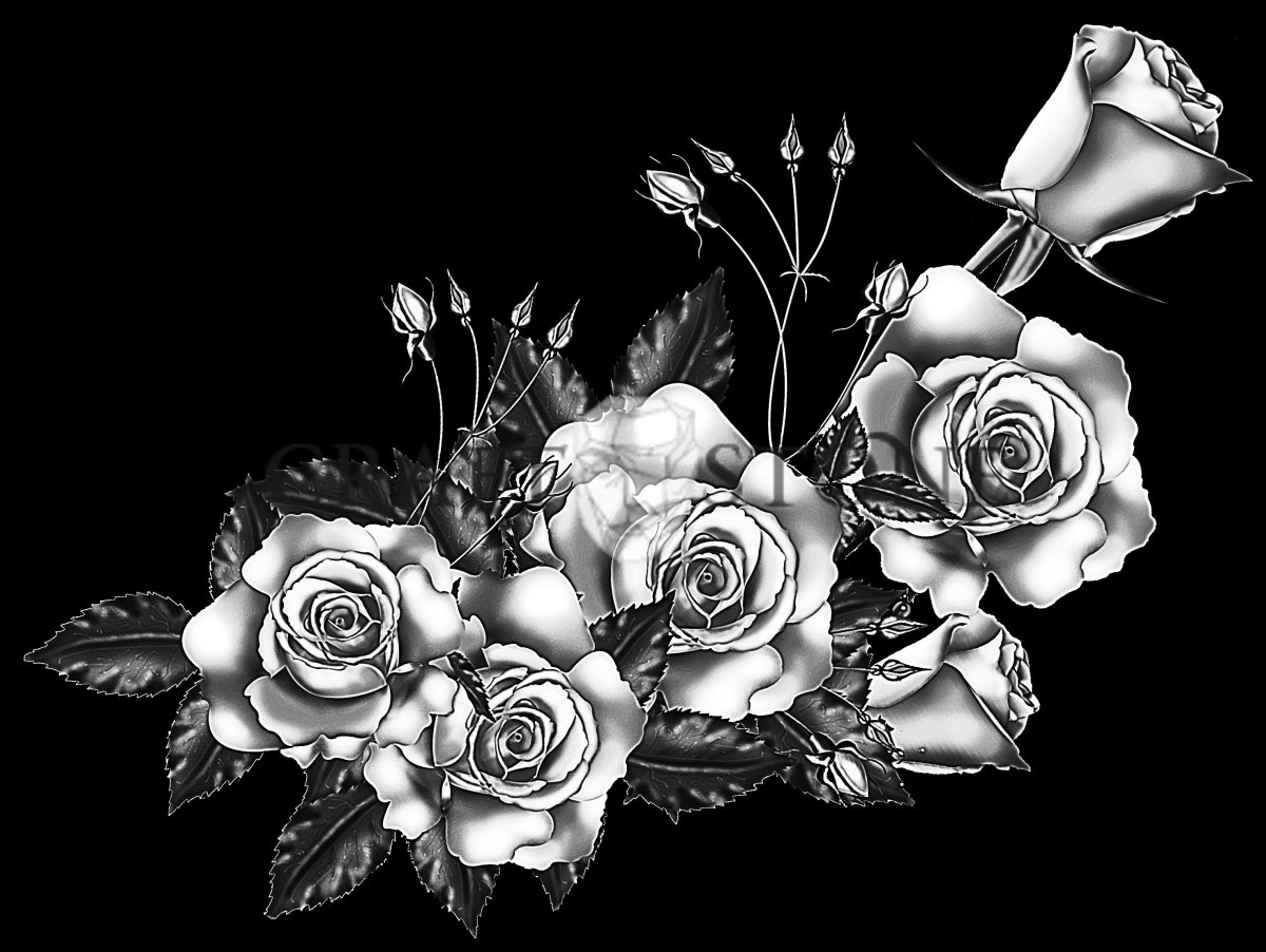 Розы для гравировки