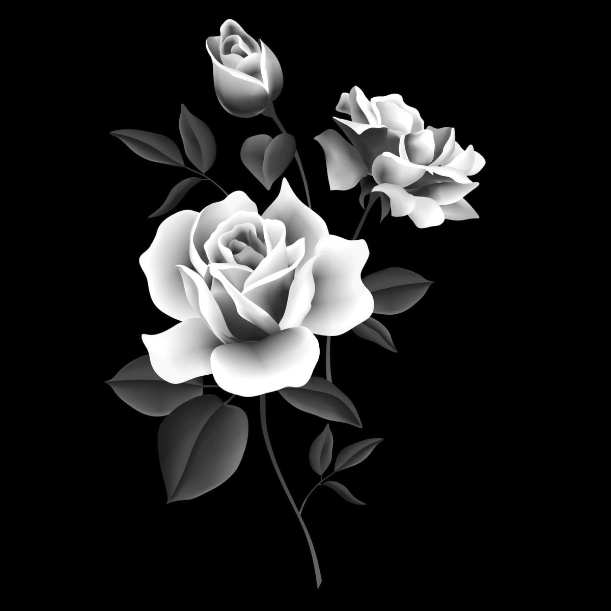 Розы на граните гравировка