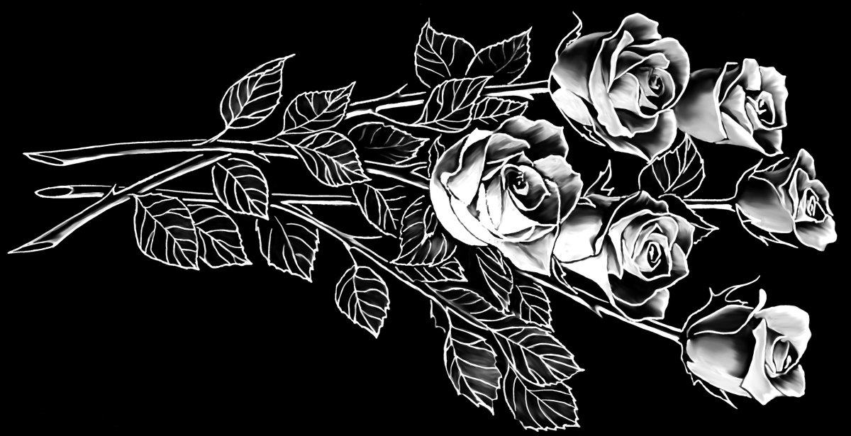 Розы на памятник