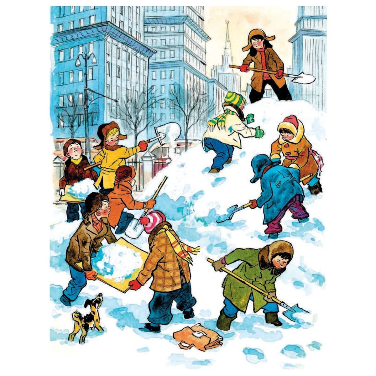 Николай Носов Мишкина каша иллюстрации