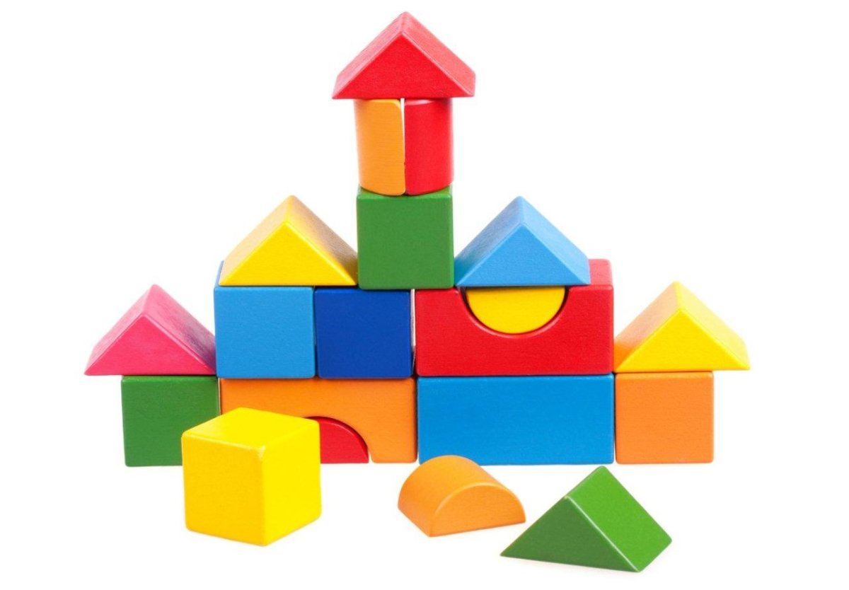 Дом из кубиков объемный