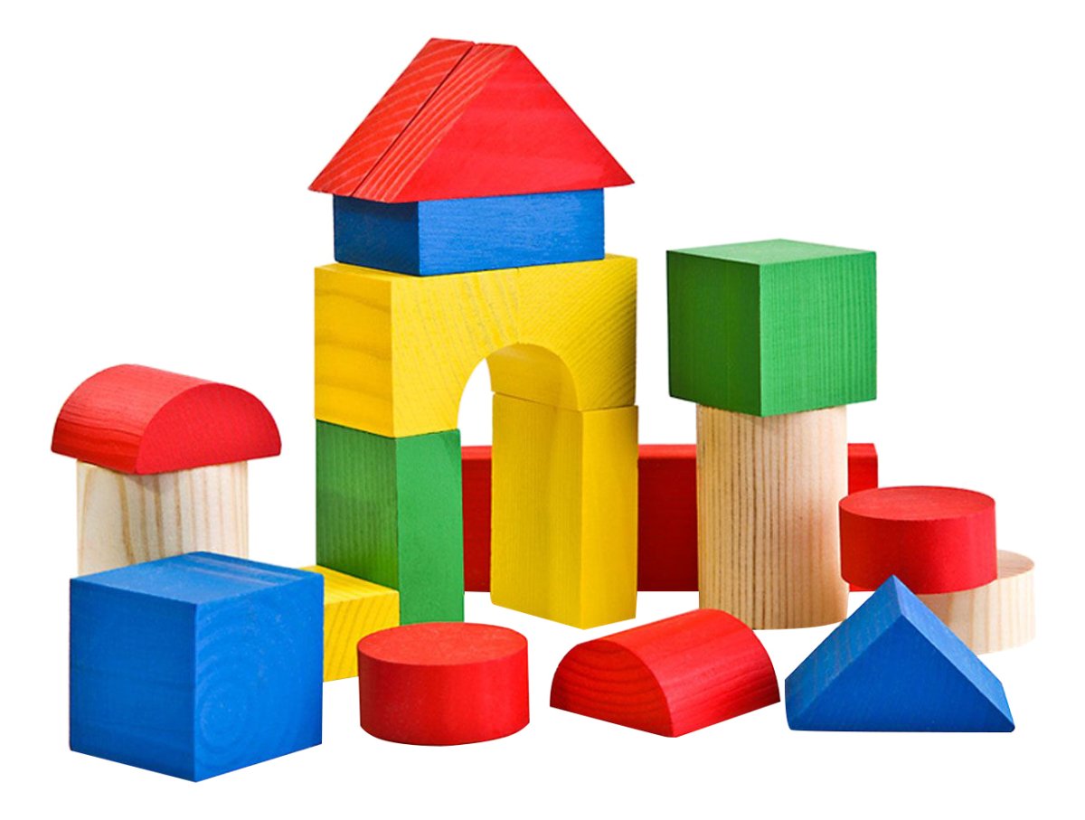 Конструктор цветной 26 деталей Томик