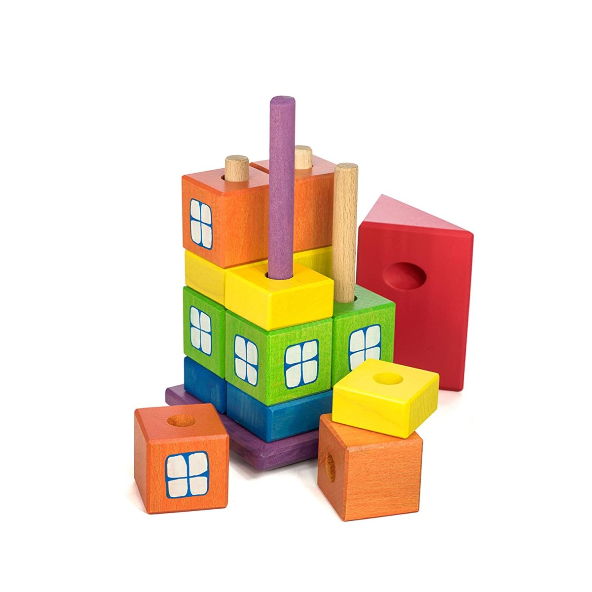 Домик из кубиков детский