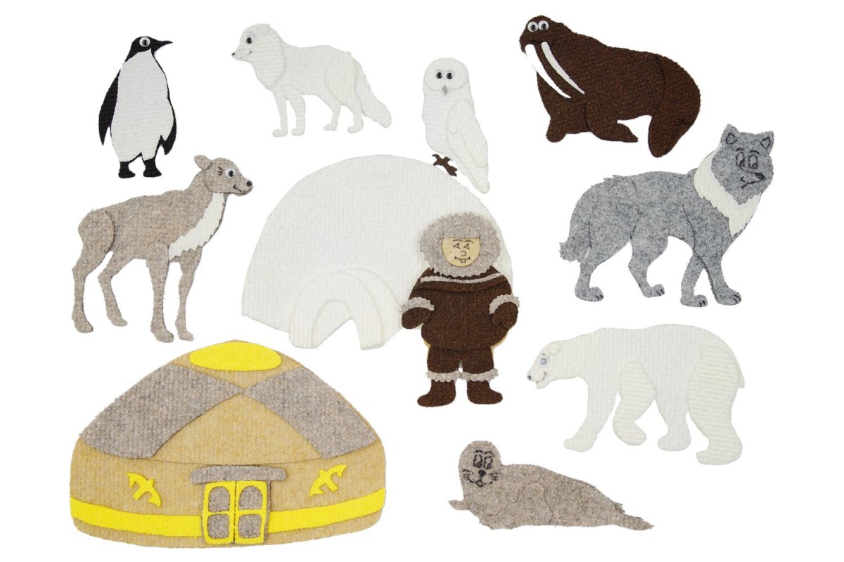 Дикие животные севера для дошкольников