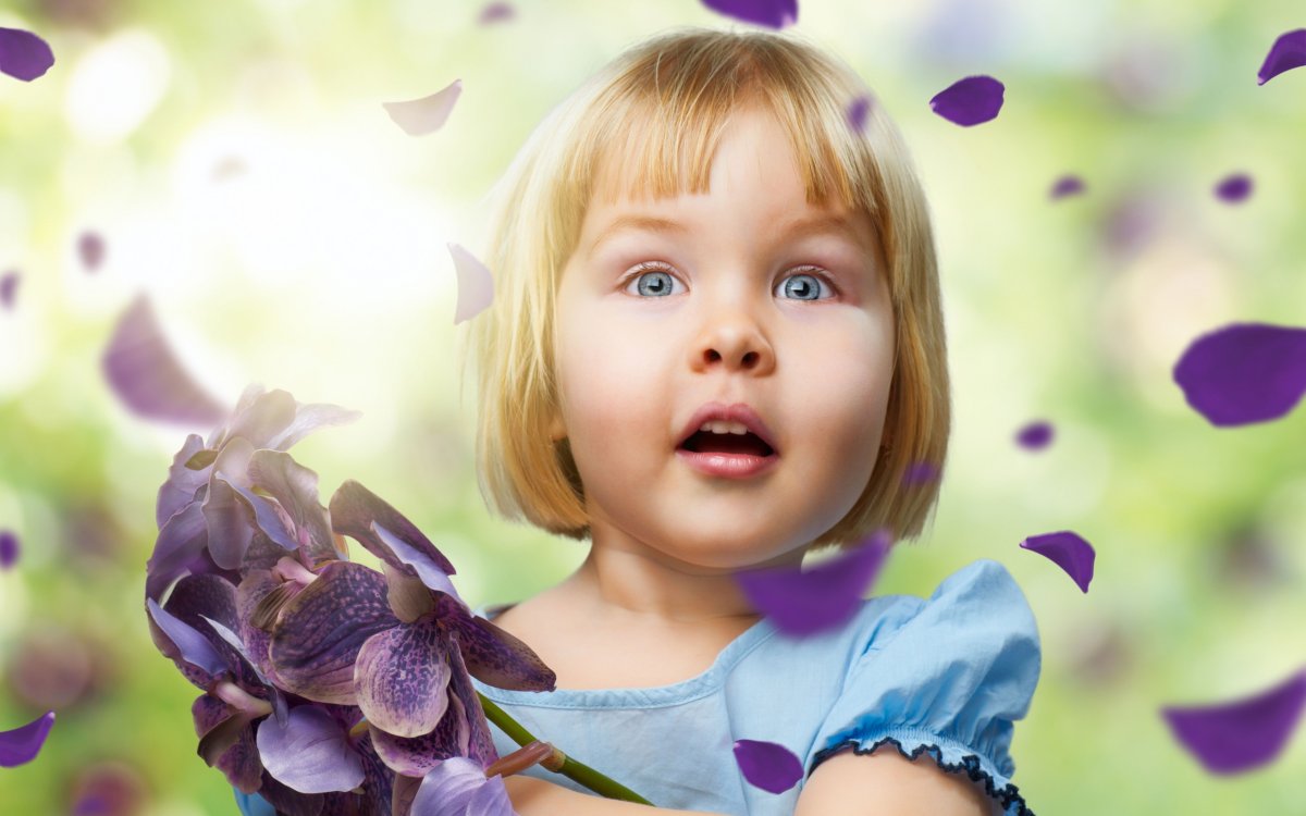 Счастливые глаза ребенка