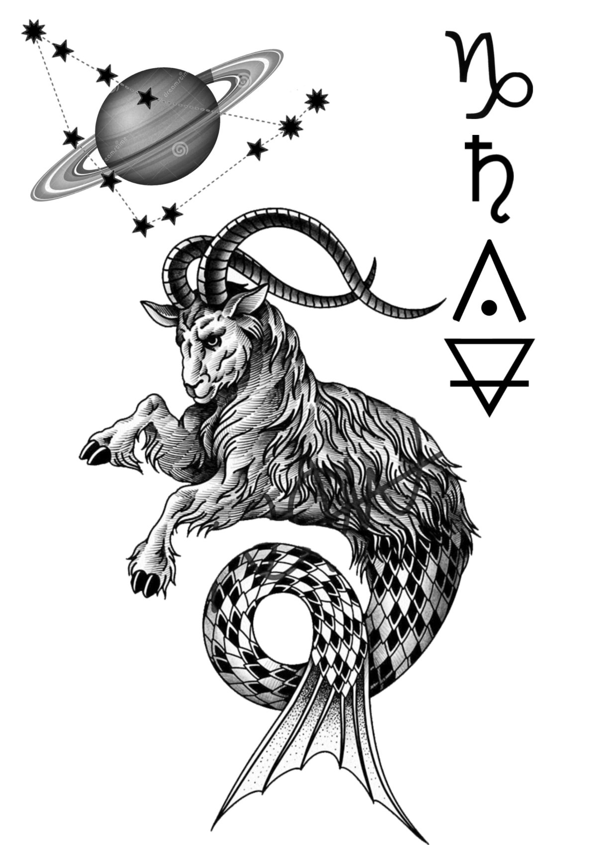 Capricorn Tattoo Козерог