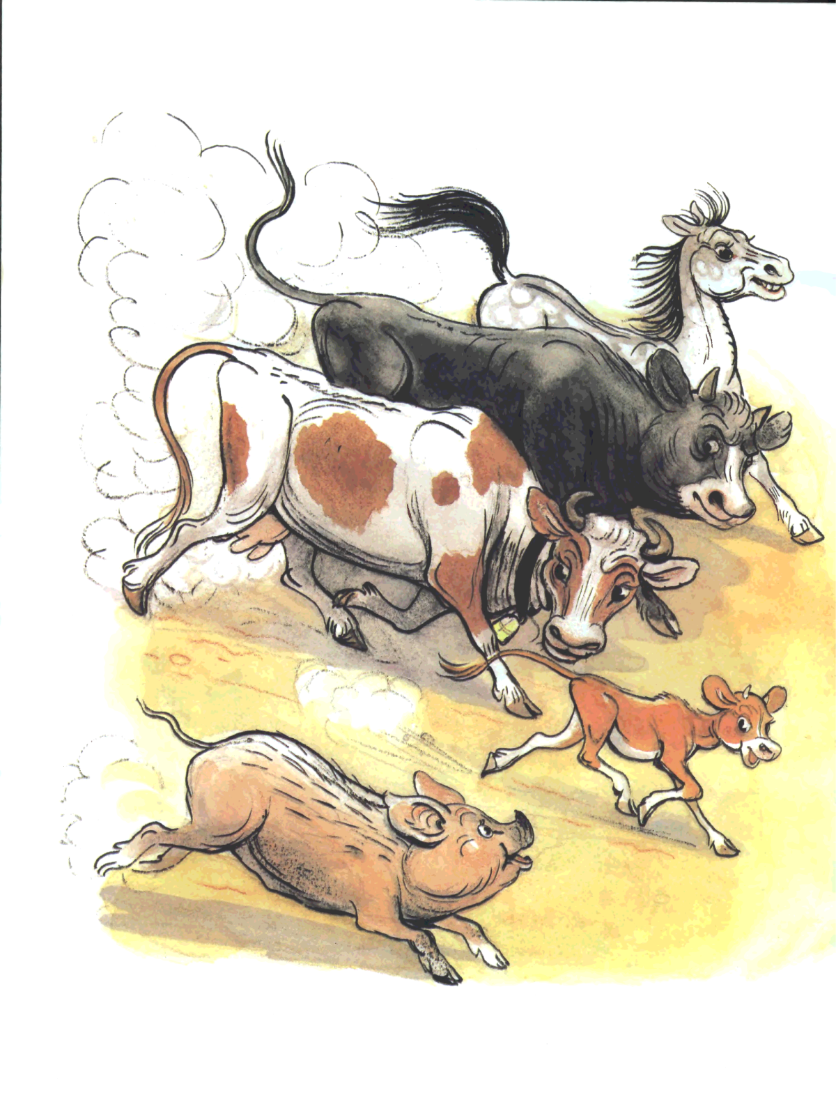 Козлятки и волк Ушинского