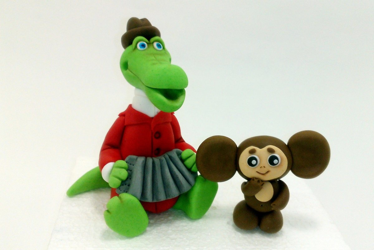 Лепка крокодил