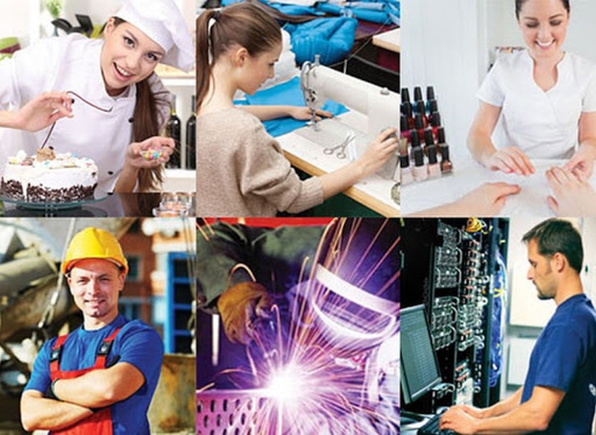 Рабочие профессии коллаж