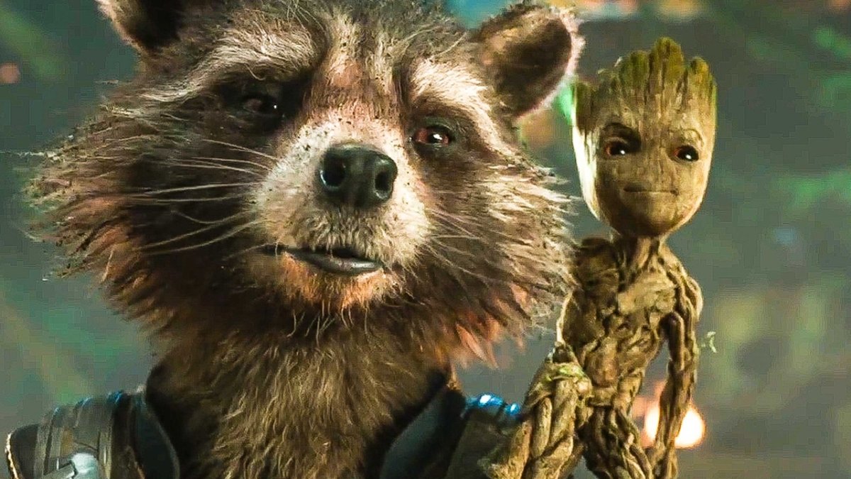 Енот ракета и малыш Грут