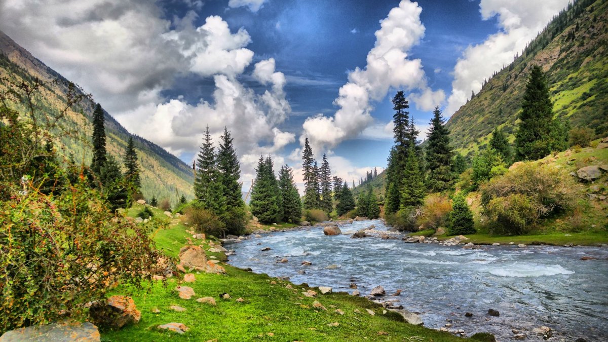 Кыргызстан Барскаунское ущелье