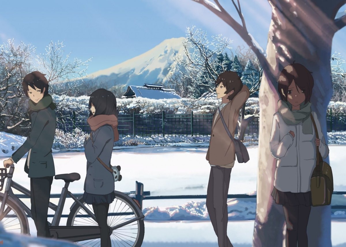 Аниме зима любовь
