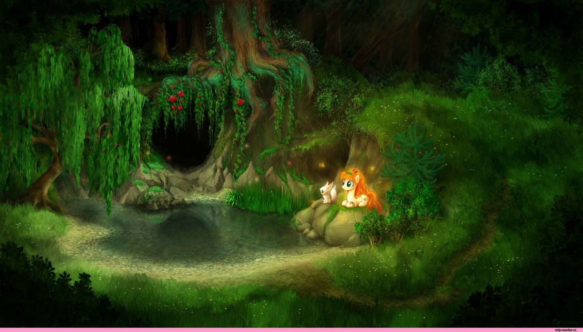 Дремучий лес сказочный