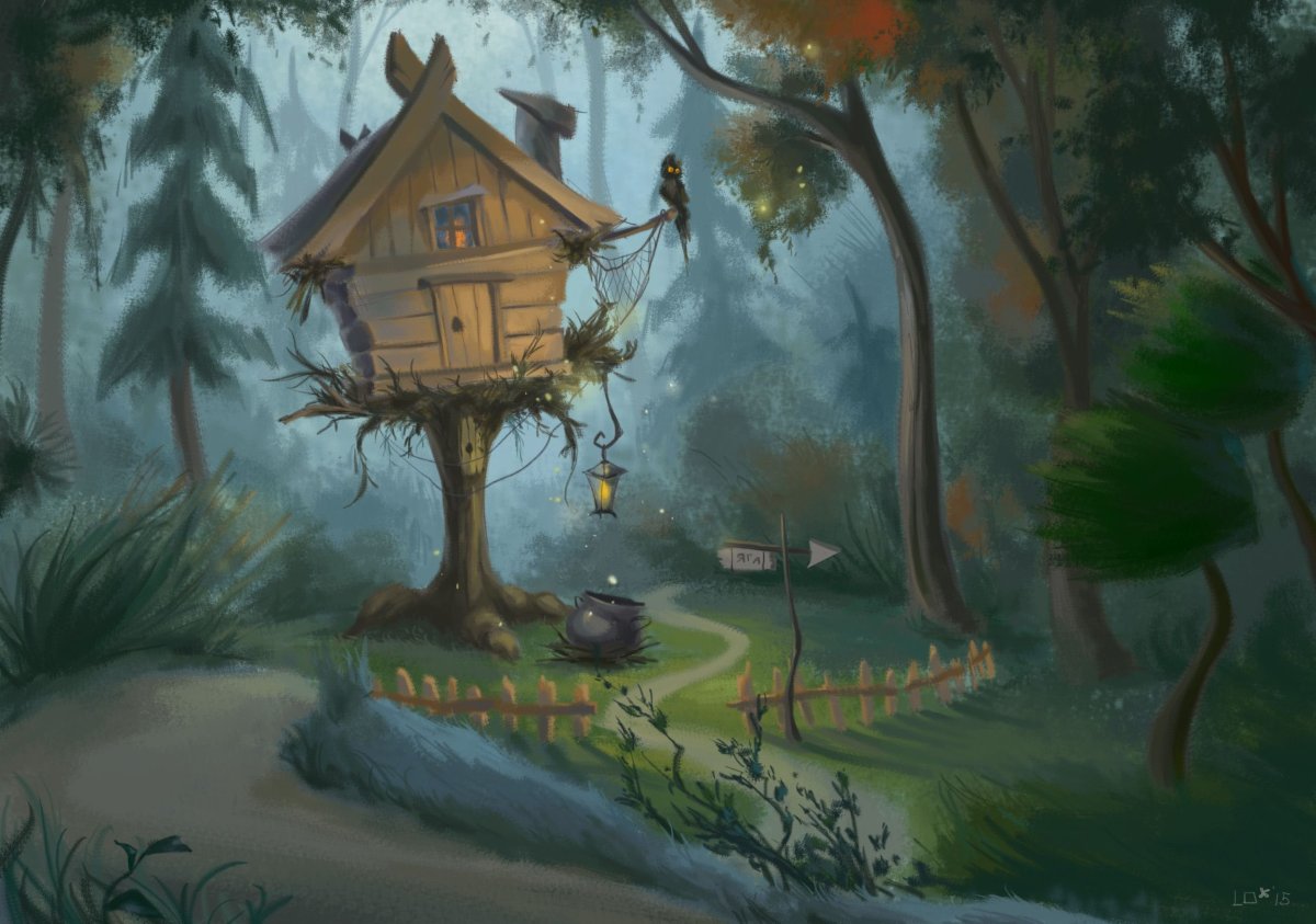 Природа из аниме