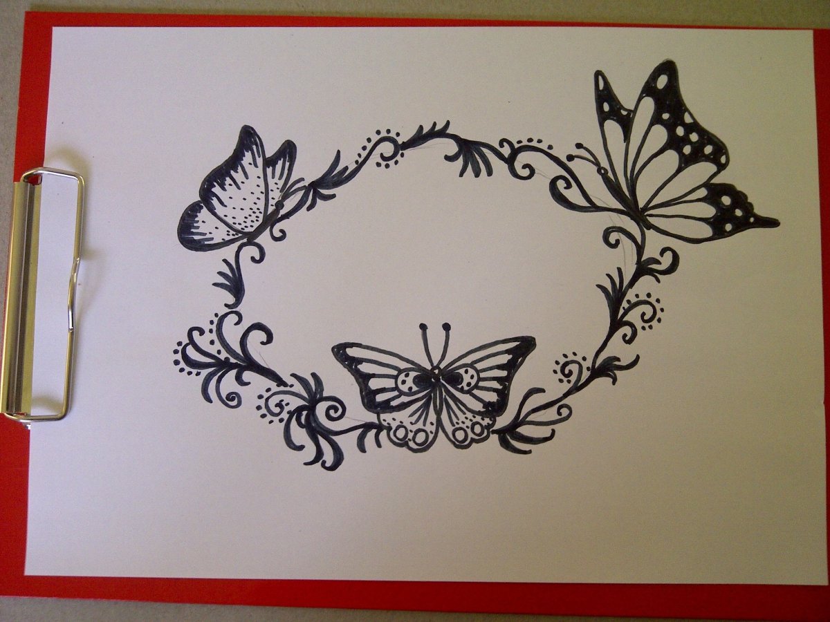 Узоры для рисования цветы