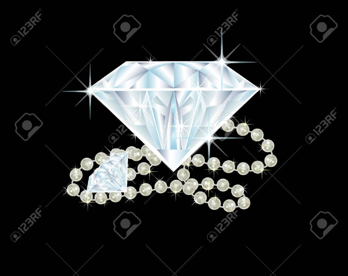 Алмаз на черном фоне