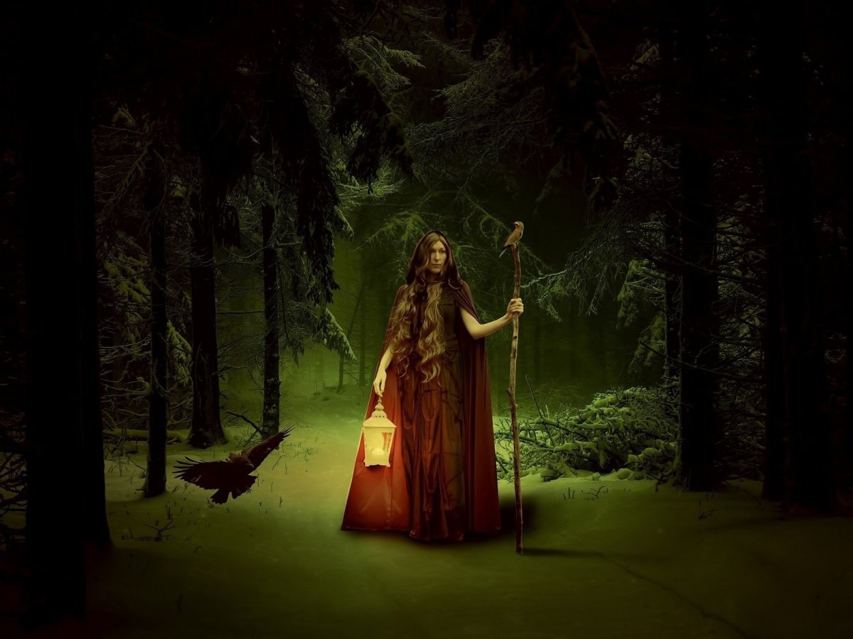 Лесная колдунья